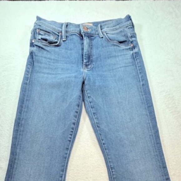Mother The Weekender Fray Flare Leg Jeans in Groovy Kind of Love Size 27 - Picture 2 of 11